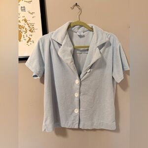 Light Blue Casual Button Down Shirt